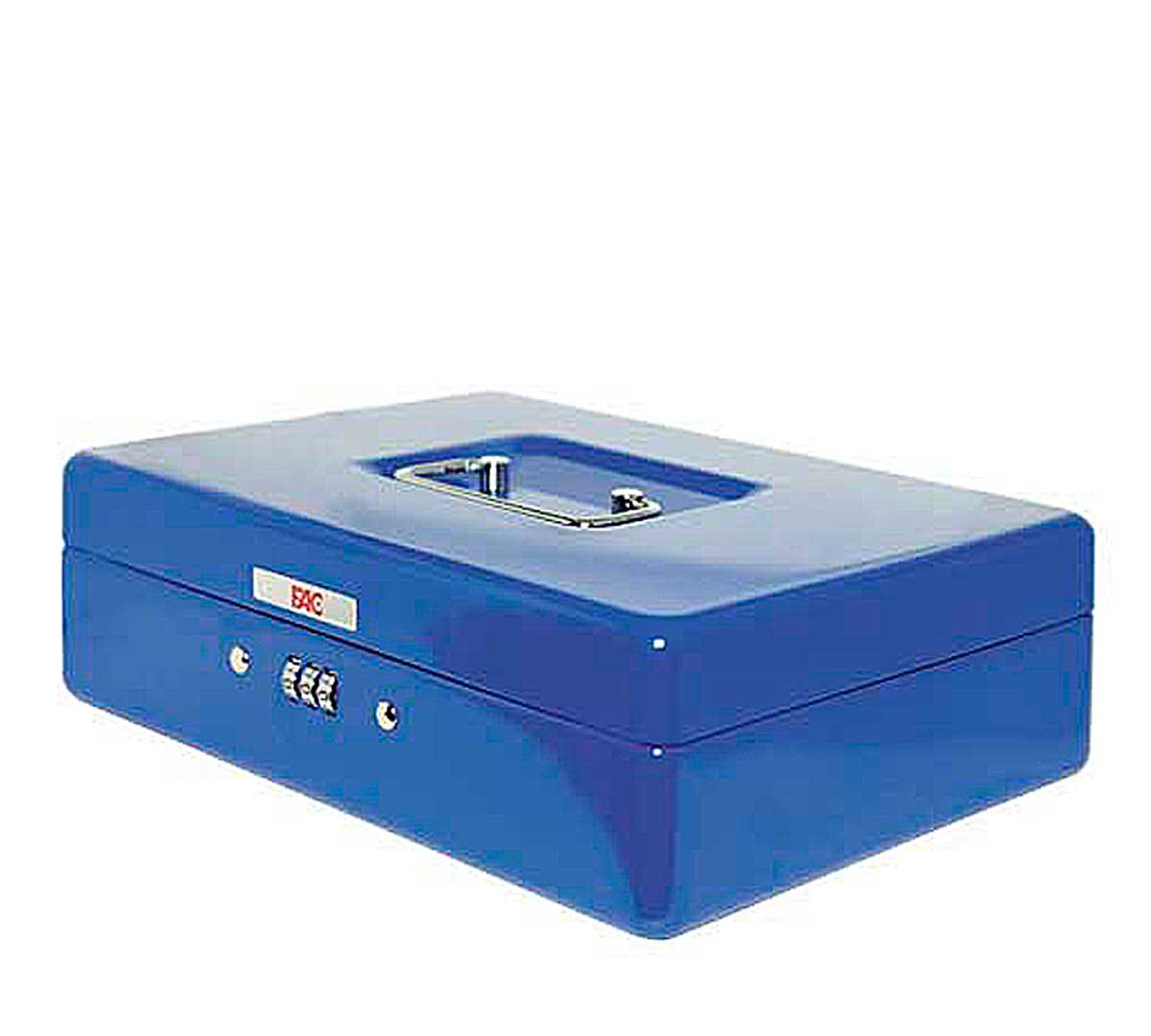 Caja Caudales con Combinacion Azul 250x180x90mm